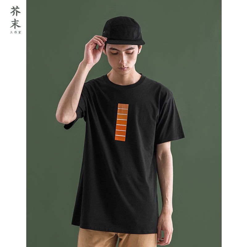 INFLATION Brand Clothing Mens Tracksuit Cotton T shirt Hip Hop Short Sleeve T-shirt Men O-neck Streetwear Tee 8119S - Guenthers