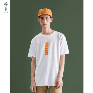 INFLATION Brand Clothing Mens Tracksuit Cotton T shirt Hip Hop Short Sleeve T-shirt Men O-neck Streetwear Tee 8119S - Guenthers