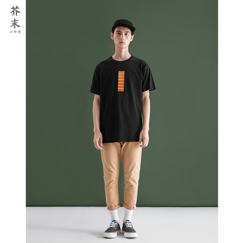 INFLATION Brand Clothing Mens Tracksuit Cotton T shirt Hip Hop Short Sleeve T-shirt Men O-neck Streetwear Tee 8119S - Guenthers