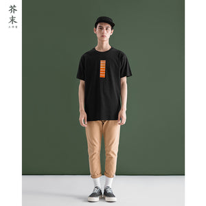 INFLATION Brand Clothing Mens Tracksuit Cotton T shirt Hip Hop Short Sleeve T-shirt Men O-neck Streetwear Tee 8119S - Guenthers