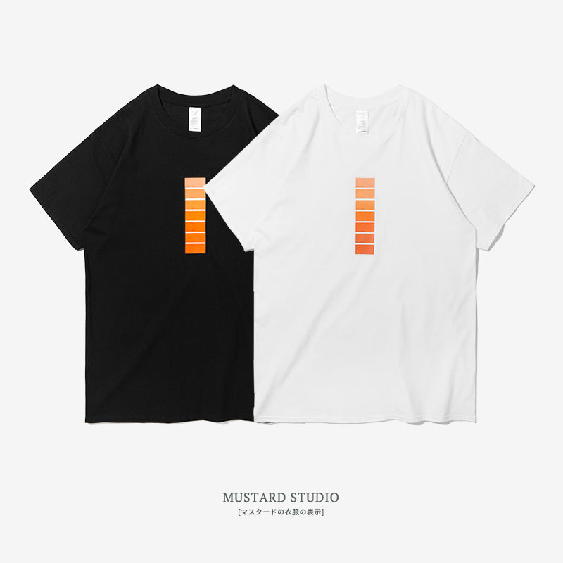 INFLATION Brand Clothing Mens Tracksuit Cotton T shirt Hip Hop Short Sleeve T-shirt Men O-neck Streetwear Tee 8119S - Guenthers