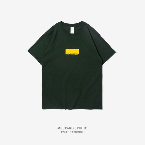 INFLATION 2018 Mens Clothing Top Tees Brand Designer Funny T-shirt Rock Hight Street Cotton Tee Purple Green 8159S - Guenthers