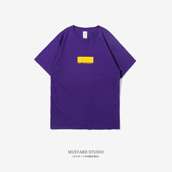 INFLATION 2018 Mens Clothing Top Tees Brand Designer Funny T-shirt Rock Hight Street Cotton Tee Purple Green 8159S - Guenthers