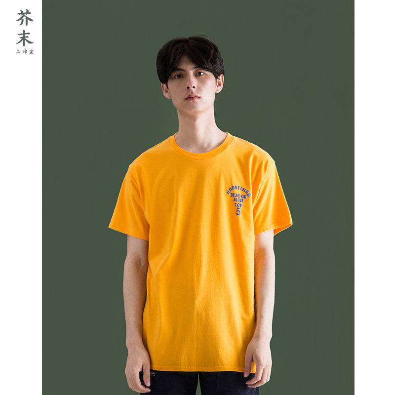INFLATION New 100% Cotton Man Lettering Printed Men Tee Fashion Confortable Men's Tshirt Casual T-shirt For Men 8127S - Guenthers