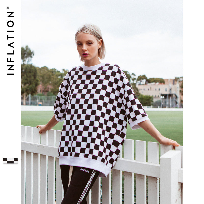 Checkerboard Oversize Shirt Inflation - Guenthers